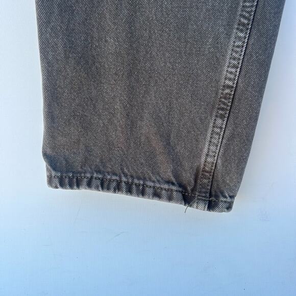 Zara Brown Denim Straight Leg High Rise Jeans Tik Tok Viral Straight Leg Size 4 - Picture 5 of 11